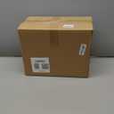 Console Armrest for Nissan Versa 2020-2024, Car Center Storage Box with USB Charging Port (Black with White Stitching)