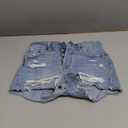 Levi's Women's 501 Original Shorts  (Large, Blue)