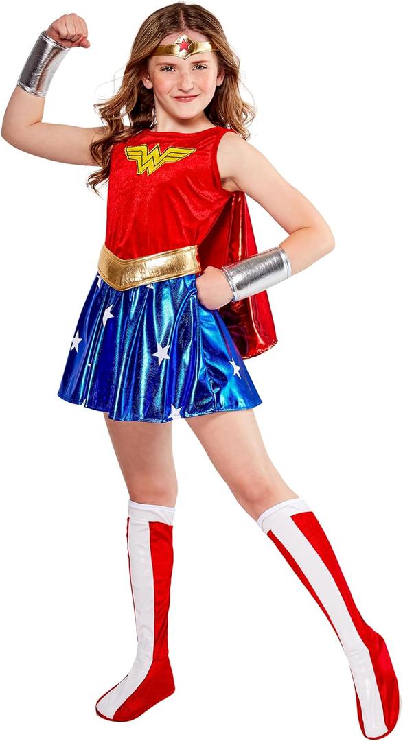 Rubies DC Comics: Wonder Woman Costume for Kids (Medium, As Shown)