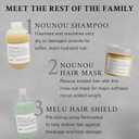 Davines NOUNOU/Conditioner, Nourishing & Repairing Formula for Damaged, Processed or Brittle Hair - Restores Body & Shine with Lupin - Untangles & Softens Chemically Treated Hair