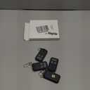 Kingdder 6 Pcs Universal 890MAX Garage Door Opener Remote Compatible with Chamberlain LiftMaster 3 Button Garage Door Opener Remote with Key Chain for 5 Colors Learning Buttons