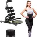 Mini Inversion Table and Adjustable Back Support Belt, Portable Inversion Table for Back Stretching with Spine Decompression, Posture & Mobility Improvement, Easy Assembly, 330 lbs Weight Capacity