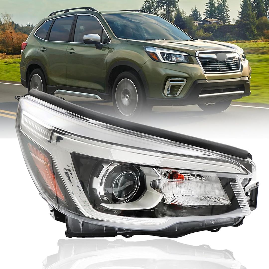 GXYWADY Passenger Side Headlight Headlamp Assembly Right RH Replacement for Forester 2019 2020 Replacement for SU2503170
