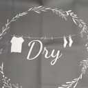 2 Pcs Washer and Dryer Covers Top Protector Mat Topper Non Slip Washing Machine Cover Dust Proof Quick Drying Protective Dust Cover Pad for Laundry Room Kitchen(26.5 x 26.5 Inch,Wreath)