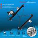 Rear Right Passenger Side Power Window Regulator and Motor Assembly 741-579 Compatible for 2000-2007 Chevy Avalanche Silverado Suburban, and GMC Sierra Yukon XL