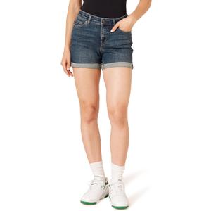 Amazon Essentials womens Mid-Rise Slim Fit 4" Denim Shorts (16) Amazon Essentials womens Mid-Rise Slim Fit 4" Denim Shorts (16)