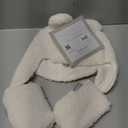 Tadpoles Super Soft Plush Sherpa Hat & Mittens Set, Ivory