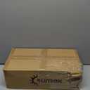 SUNROX Memory Foam Jumbo Rocking Chair Cushions, FadeShield Water Resistant Non Slip Durable Tufted Pads, Set of Seat & Back Cushion with Ties for Indoor/Outdoor Rocker, 2 Piece, Turquoise