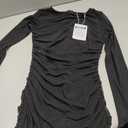 SweatyRocks Women's Lace Patchwork Maxi Formal Dresses Draped Sleeveless Party Night Out Bodycon Wedding Guest Dresses Black Small