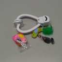 Interactive Cat Toys for Indoor Cats: Automatic Flying Bird Feather Wand Chase Exercise Enrichment Stimulation, USB Rechargeable Durable Safe Hanging Toy for Bored Kittens Adult Multi Cat Households (White)