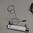 Maestri House Rechargeable Milk Frother with Stand, LunaFro Handheld Electric Foam Maker Waterproof Detachable Stainless Steel Whisk Drink Mixer Foamer for Lattes, Cappuccino (White)