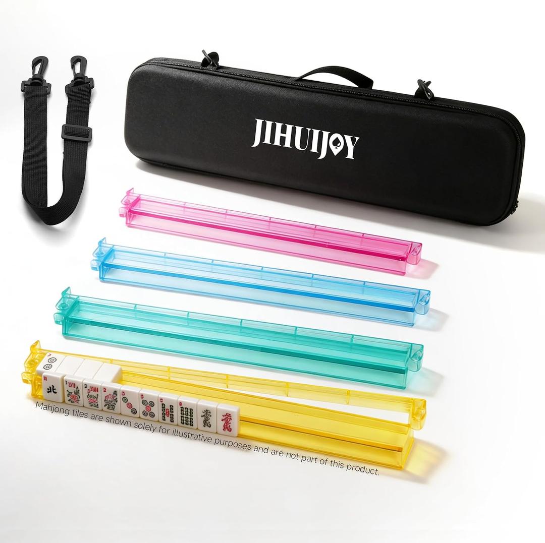 4 Pcs Colorful American Mahjong Racks