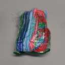 Adult Fun Colorful Costume Creepy Rainbow Striped Multicolored Tee Casual Long Sleeve Shirt for Unisex