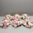 Flower Centerpieces for Wedding Tables: Wedding Table Decorations Pink & White Flower Balls Centerpieces for Engagement Cerebration Party Center Pieces 6 Packs