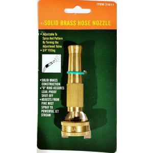 Harbor Freight Tools 4" Brass Garden Hose Nozzle