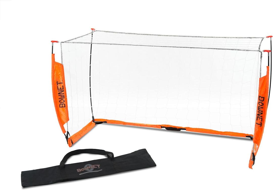 Bownet Portable Kids Soccer Goal - Folding Pop Up Goal for Training & Practice. Includes Carrying Bag (3x5 Feet)