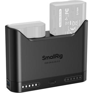 SMALLRIG EN-EL15c Battery Charger for Nikon, 2h Dual Slot Camera Charger, 22.5W USB-C Port, Full Compatible with Nikon ZR, Z6III, Zf, Z8, Z7II, Z7, Z6II, Z6, D850, D810, D780, D750, D500, D7500, D7200