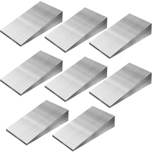 8PCS 4.7x2.4x0.8 Inch Metal Wedge Shims Triangle Flange Wedge, Steel Flange Wedge, Slope Steel Wedges, Metal Welding Tools for Machine Tool Workshop Factory