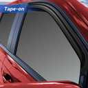 Window Visors Rain Guards for 2010-2024 Toyota 4Runner, Out-Channel Window Vent Wind Deflectors Visors Shades for 10-24 4 Runner