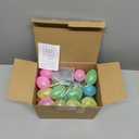 [2 Pack & Timer] Easter Egg String Lights Decorations, Total 20Ft 40LED Easter Egg Lights Colorful Waterproof Battery Operated Fairy Lights for Indoor Home Holiday Easter Hunt Decor, Each 10 Ft 20 LED