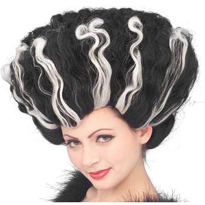 Forum Novelties Women's Deluxe Monster Bride Wig (Black)