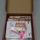 3D Book Nook DIY Kit with Batteries Light Glue Cat Cafe Theme Wooden Building Toy House for LED Magic Book Nook Lover Bookend Bookshelf DIY Miniature Gift for Adults