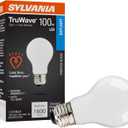Sylvania LED TruWave Natural Series A19 Light Bulb, 100W Equivalent, Efficient 15W, 1600 Lumens, Medium Base, Dimmable, Frosted, 5000K, Daylight - 1 Pack (42290)