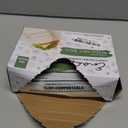 100% Compostable Food Storage Bags [Sandwich 150 Pack] Eco-Friendly Freezer Bags, Resealable Bags, Heavy-Duty, Reusable, by Earth's Natural Alternative, off white