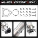KAX Catalytic Converter Kit Compatible with Honda Accord 2003-2007 2.4L
High Flow Catalytic Convertor OE 16299(EPA Compliant)
