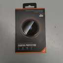 for iPhone Air Lens Protector[Shatterproof 9H Tempered Glass] [1:1 Invisible Ultra Clarity Cover,Black