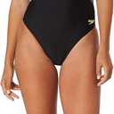 Speedo Womens Swimsuit One Piece Prolt Flyback Solid Adult Team Colors (Eco Splice Team Purple, 32)