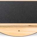 StrongTek Professional Wooden Balance Board, Rocker Board, Wood Standing Desk Accessory, Balancing Board for Under Desk, Anti Slip Roller, Core Strength, Stability, Office Wobble Boards