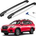 300lbs Lockable Roof Rack Cross Bars Compatible with 2014-2026 Subaru Forester (Not for Wilderness), Aluminum Roof Rails Crossbar for Rooftop Cargo Bars Luggage Kayak Bike Racks