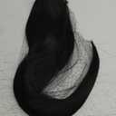 SEIKEA Clip in Ponytail Extension Wrap Around Long Straight Pony Tail Hair 28 Inch Synthetic Hairpiece - Black (28 Inch (Pack of 1))