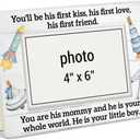 New Mom and Son Picture Frame Gifts for Women After Birth Boy Mom