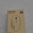 TECKNET Bluetooth Mouse, 4800 DPI Wireless Mouse, 2-Year Battery 6 Adjustable DPI, 6 Buttons Compatible with Laptop/Windows/Computer - Black