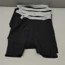 Hanes Men's Underwear Boxer Briefs Pack, Cool & Breathable Cotton Underwear for Men, No-Ride-Up, Moisture Wicking (Black), Pack of 12, M