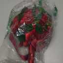 Wedding Bouquet Bride Flower Bridal Bouquets, Ribbon Artificial Rose Wedding Bouquets for Bride Bridesmaid Bouquet Dark Red Rose Bouquet Bride Bridesmaid Holding Flower for Wedding Decor (Burgundy)