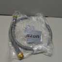 SKYWARD Short garden hose with Female to Male Metal Connector, nylon braided, inner tube PVC material, flexible and lightweight, Kink Free Water Hose, easy to use & Store (4ft)