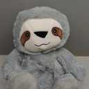 Breathing Stuffed Animal,Soothing Stuffed Animal for Anxiety Relief with Realistic Breathing Motion, Calming Music, Gentle Lights,Machine Washable,Ideal for Baby Adult and Relaxation (Sloth)