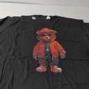 Stylish Teddy Bear Fashion Rap Hip Hop T-Shirt
6XL
