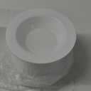 SETUP [12 oz. - 50 Piece White Plastic Bowls, Disposable Plastic Soup Bowls - Premium Heavy-Duty Dessert Bowls for Wedding, Party and All Occasions