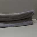 2-in-1 King Bed Wedge Pillow for Headboard Gap, Fills 06" Gaps, Rotates for Two Angles & Heights, Pressure Lock Design Keeps in Place, Dual Side Pockets, Removable Cover, Gray, 76"x10"x8"