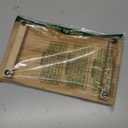 Zoocatia Small Wood Tray Pedestal Stand Farmhouse Bathroom Decor Decorative Wooden Riser Kitchen Soap Dish Holder for Vanity, Counter, Sink, Large 11.8" x 7" - Brown