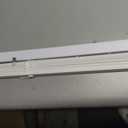 AURILOFT No Drill Cordless Vinyl Mini Blinds, White, 29.5" W x 48" H