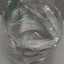 Repa Market 8 Inch Flexible Aluminum Duct - 0.82 to 1.64 ft Length  Corrugated Vent Hose with Galvanized Steel End Sleeves for HVAC/Washer & Dryer Exhaust Connector/Heat-Resistant Air Ducting Tube