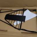 WALMANN Wall Mounted Horizontal Bike Rack, Foldable Bicycle Storage