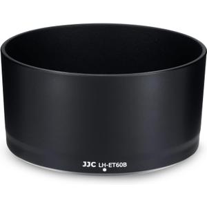 JJC ET-60B Lens Hood for Canon RF-S 55-210mm f/5-7.1 is STM Telephoto Zoom Lens on Canon R50 R100 Replaces Canon ET-60B with Reversible Design, Compatible with 55mm Filter and Lens Cap