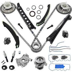 5.4 3v Timing Chain Kit with Water/Oil Pump For 2005 F150 2004-2008 2005-2010 Expedition 5.4 Triton Engine Timing Chain Set Replace # 3R2Z-6A257-DA