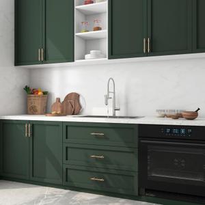 FunStick 15.8"x240" Dark Green Peel and Stick Wallpaper for Kitchen Cabinet Wallpaper Waterproof Green Contact Paper Peel and Stick Cabinet Covering Self Adhesive Wall Paper for Bathroom Shelves Desk